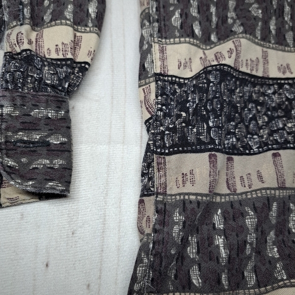 Perry Ellis Mens Large Button Up Long Sleeve Shirt - Picture 4 of 16